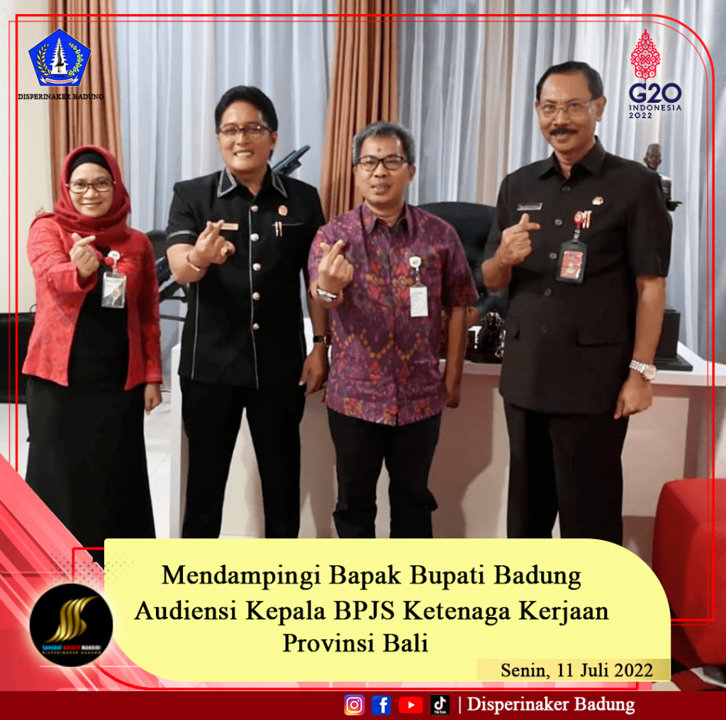 Audiensi Kepala BPJS Ketenaga Kerjaan Provinsi Bali dengan Bapak Bupati Badung